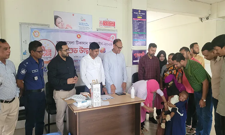 21,699 children to receive Measles-Rubella vaccine in Shantiganj