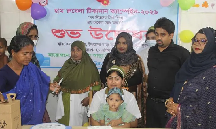 Measles-Rubella Vaccination Campaign Launches in Paikgachha