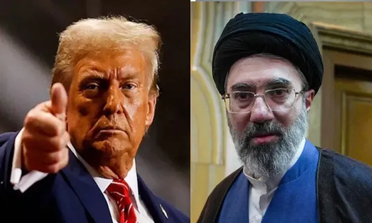 Donald Trump and Mojtaba Khamenei