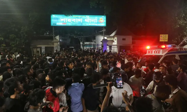 The unrest began over a viral screenshot of a Facebook post attributed to Abdullah Al Mahmud, a student of Salimullah Muslim Hall.