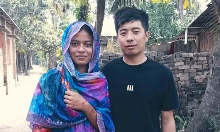 Chinese Chen Bao Ming Marry Bangladeshi Taslima Khatun.