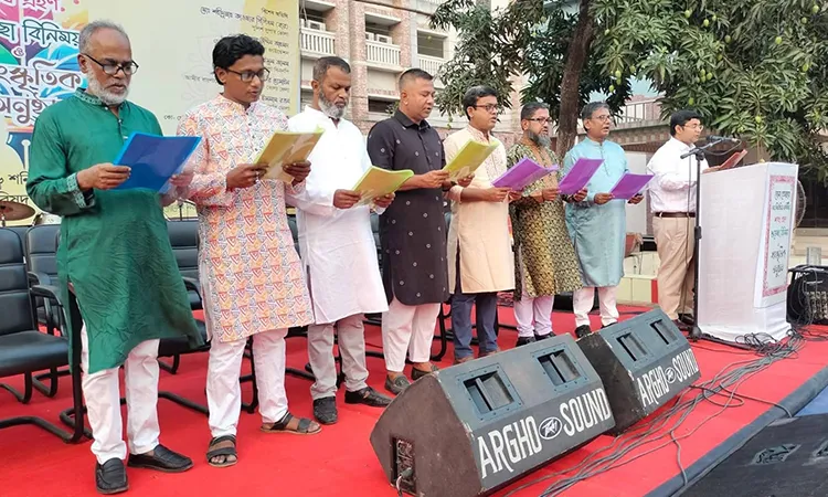 The newly elected committee of the Bhola Press Club for the 2026-28 term officially took their oath on Saturday.