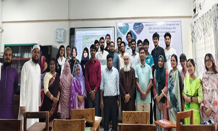 PSTU's Faculty of Environmental Science and Disaster Management has organised the Training.