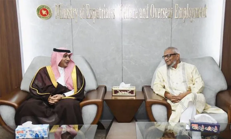 Saudi Envoy, Welfare Minister Discuss Labor Reform & TTCs