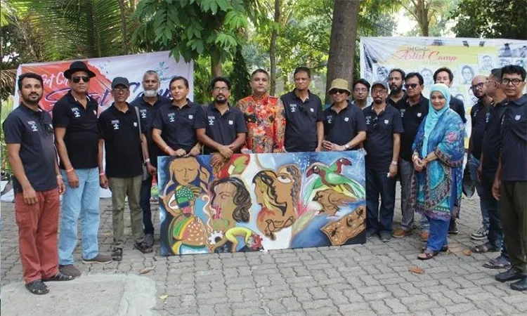 25 painters join ‘Get Creative Artist Camp’ in Chattogram