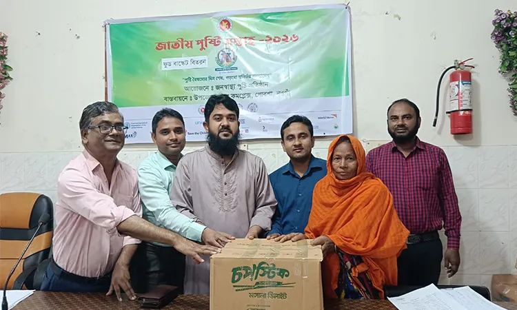 Food Baskets Distributed in Porsha for National Nutrition Week