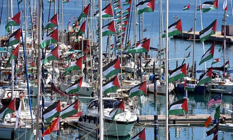 Global Sumud Flotilla organizers with military confirmations from Israeli state media (Army Radio) and live tracking data from independent activists.