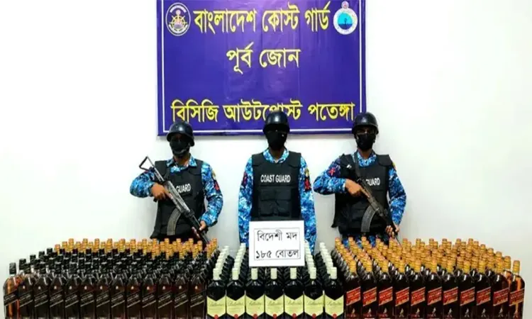Foreign Liquor Worth Tk 7 Million Seized in Chattogram