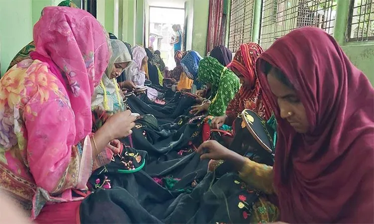 Backward women of Nageshwari weave dreams with needle and thread