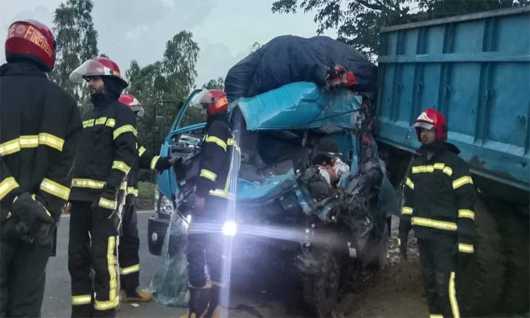 Truck Helper Killed in Mirsarai Highway Collision