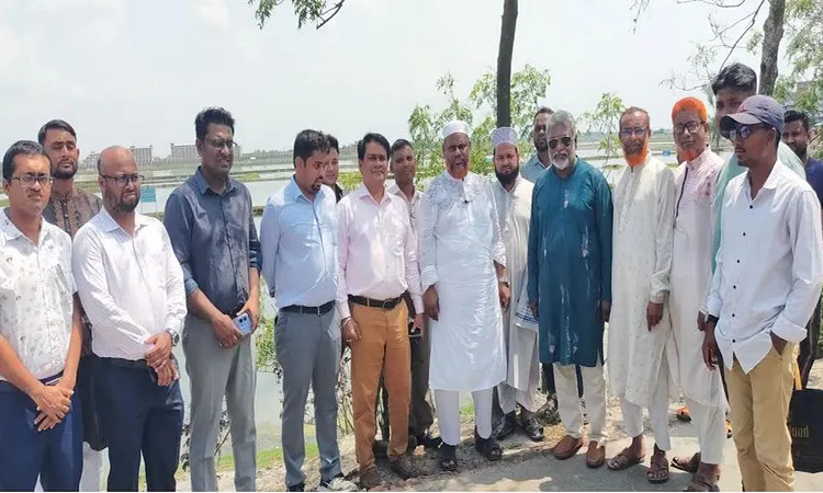MP Azad Inspects Fire Station and Power Grid Sites in Paikgachha