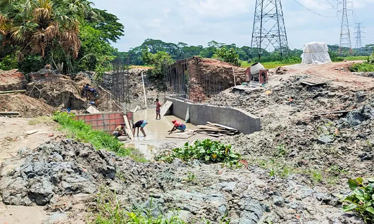 Six out of seven culverts on the 5km Chaklar Bazar-Pratap Bazar road are currently under reconstruction by LGED, with completion targeted for December 2026.