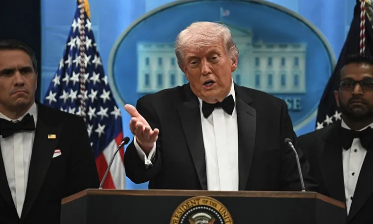 President Trump paused 