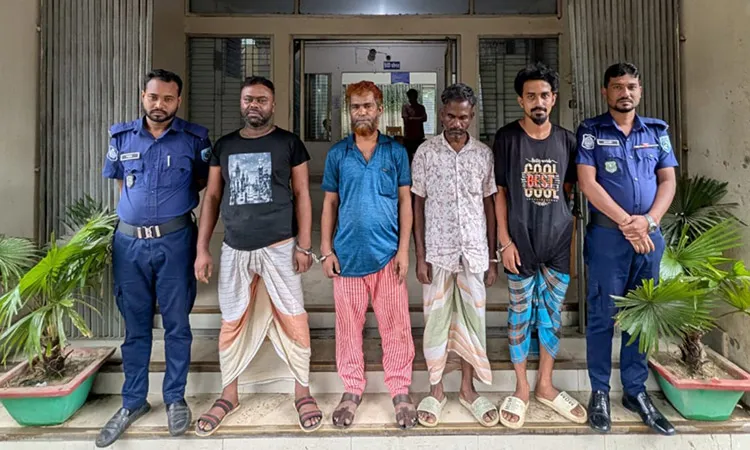 According to police, a raid at the Mansur Residential Hotel in Phulbari town on Tuesday evening led to the arrest of three men with 50 Yaba tablets.