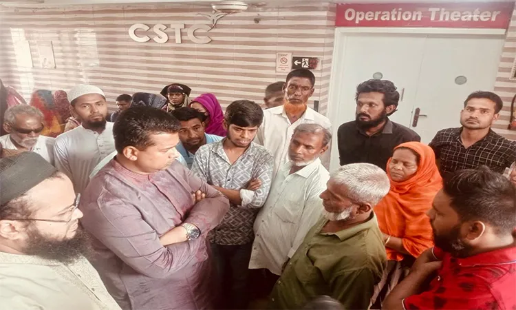 Ctg DC Zahid Rushes to Support Bullet-Hit Girl on Life Support