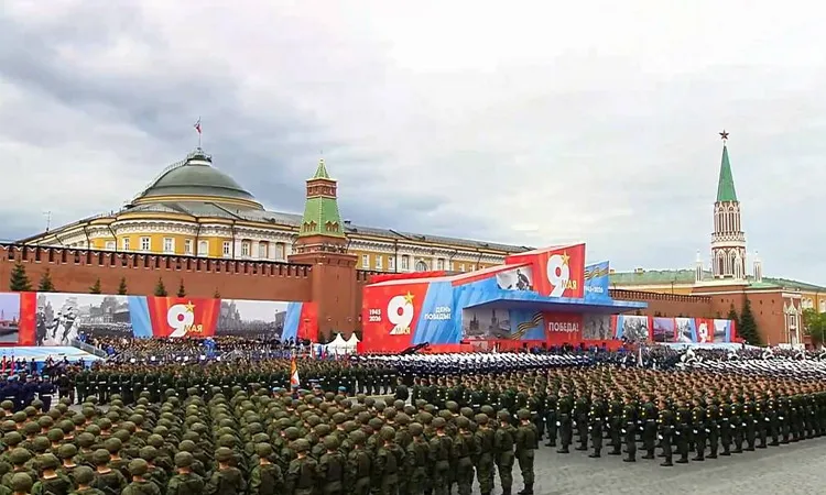 Russia celebrates the 81st anniversary of the Soviet victory over Nazi Germany with a military parade on Red Square.