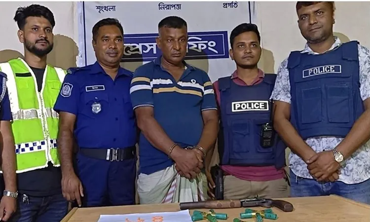 Man Arrested with Gun and Yaba in Pabna’s Ishwardi