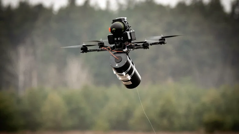 According to reports from the Tasnim News Agency and Hebrew media outlets, an explosive drone struck a military site.