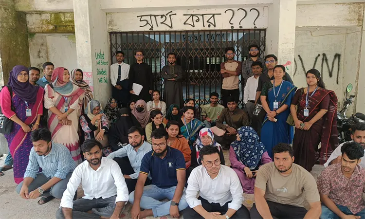 PSTU Students Protest Defense Shutdown Amid Teachers’ Boycott