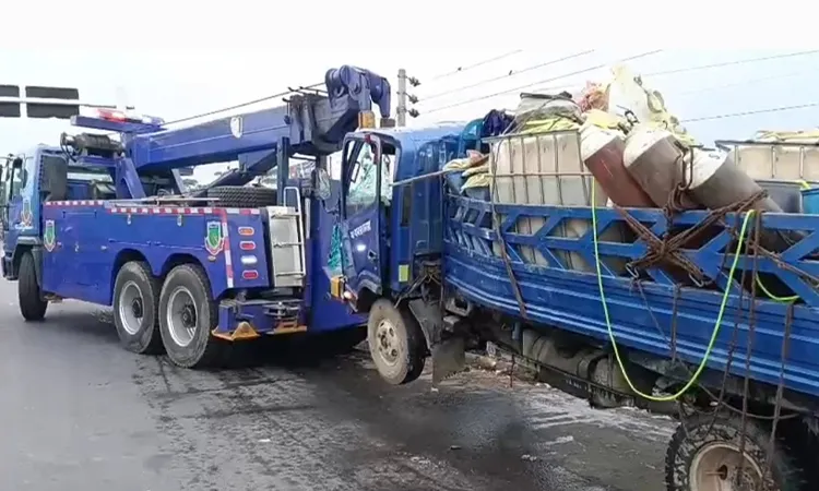 2 Dead in Dhaka-Bhanga Expressway Truck Crash