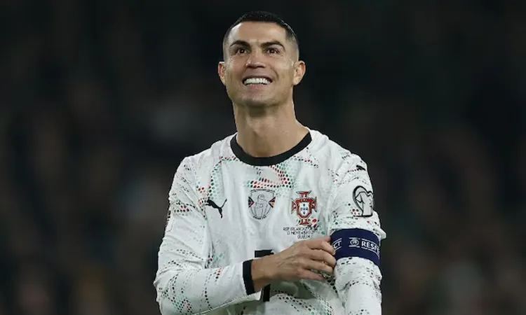 Ronaldo, the all-time leading men's international goalscorer with 143 goals in 226 appearances.
