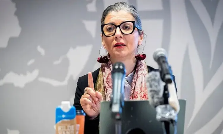 Francesca Albanese, UN expert on the Palestinian territories. Photo: Collected