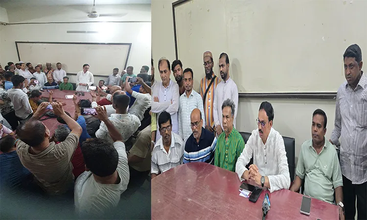 Faridpur BNP leader Zulfiqar Hossain demands the withdrawal of Kotwali OC Mahmudul Hasan