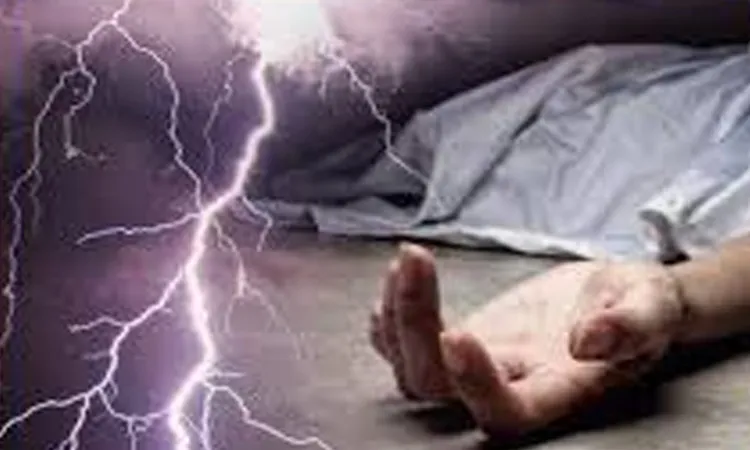 A 12-year-old boy, Md. Yamin, tragically died after being struck by lightning.