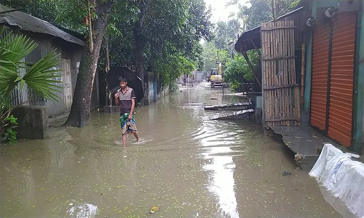Residents of Sariakandi Municipality are suffering due to unfinished drain excavations.