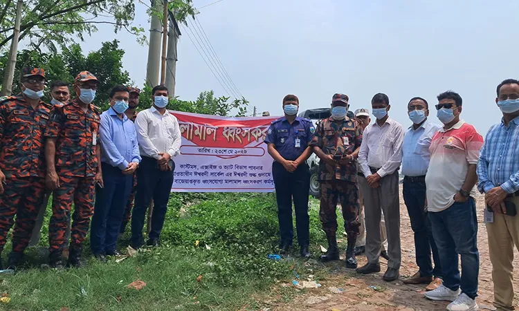 Confiscated Goods Worth Tk 33 Lakh Destroyed in Pabna