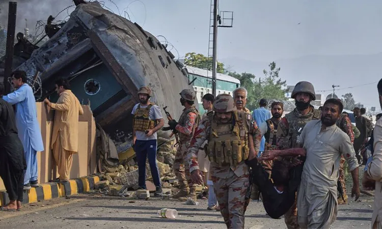 24 Killed in Blast Targeting Train in Pakistan
