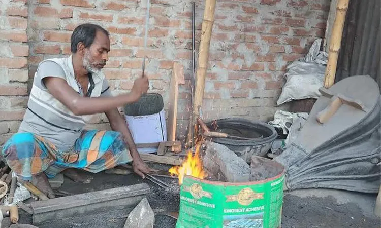 Bheramara Blacksmiths Rush to Finish Eid-ul-Azha Orders