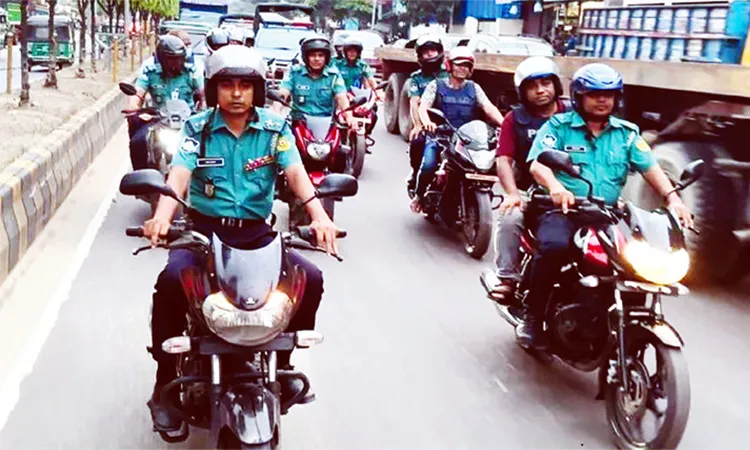 Chattogram District Police deploy extensive holiday patrols.