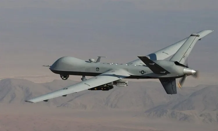 American drone was intercepted and destroyed after entering Iranian territorial airspace.