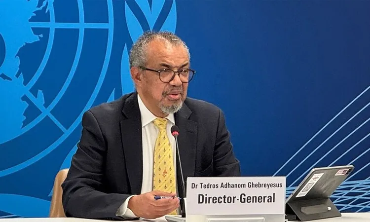 WHO Director-General Tedros Adhanom Ghebreyesus