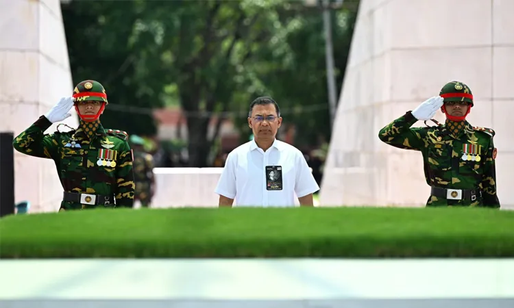 BNP Chairman and Prime Minister Tarique Rahman today paid tribute to Shaheed President Ziaur Rahman on his martyrdom anniversary. Photo: PMO