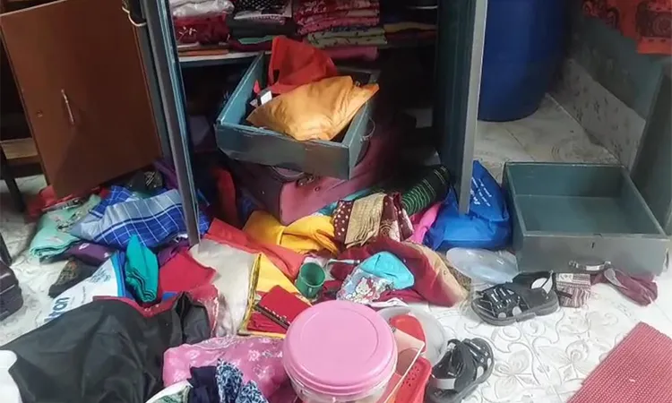 Burglars broke into the locked home of former UP member Milan Mir in Morelganj, Bagerhat.
