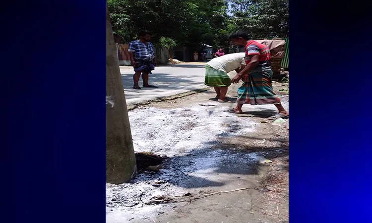 The cleanliness operation began on Eid afternoon, deploying sanitation teams simultaneously across all nine wards of Monohardi Municipality.