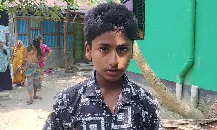 The victim 10-year-old Zahid.
