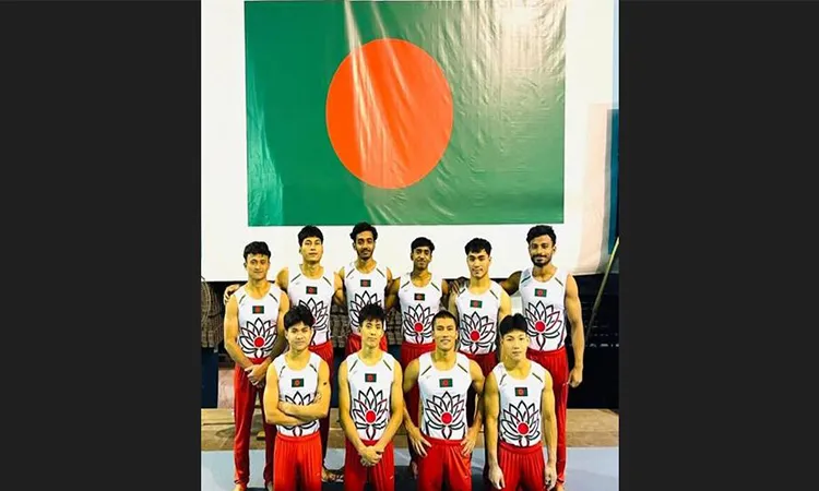 Photo: 7 Bandarban Gymnasts Compete at Singapore Open 2026