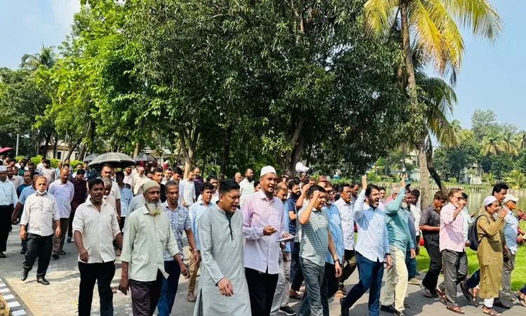 Eastern Refinery Workers Protest in Chittagong