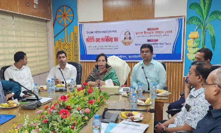 Narsingdi DC Inspects Monohardi Govt Offices & Projects