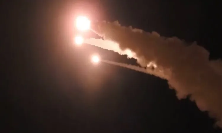 The IRGC aerospace force hit industrial sites in Haifa with missiles on Monday.