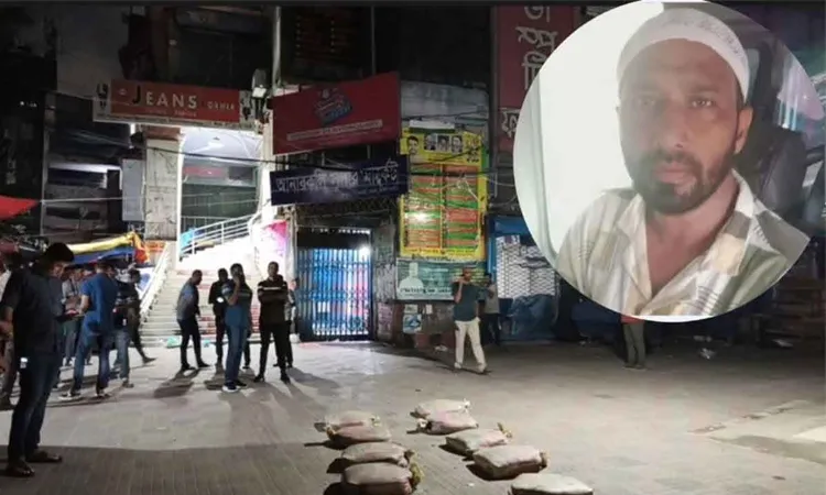 The victim, 57-year-old Billal Hossain Talukder stabbed to death in the capital's Mouchak area.