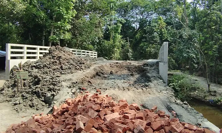 Bridge Without Canal Threatens Homes in Jhalakathi