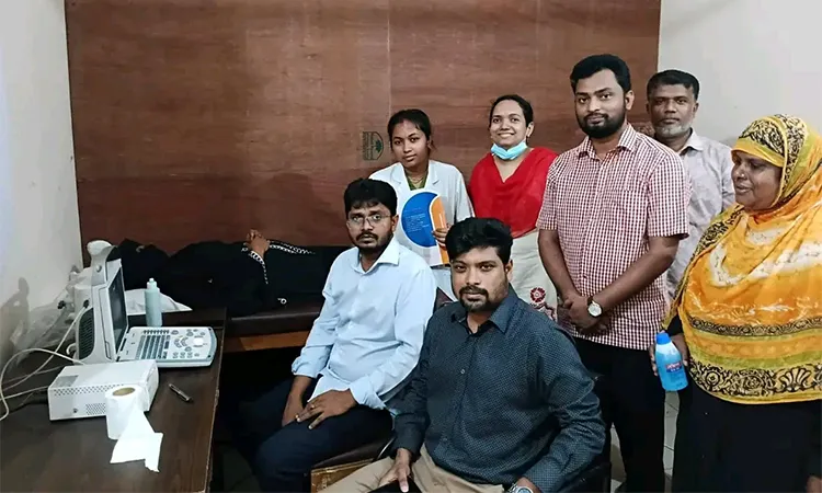 Affordable diagnostic imaging returns to Faridpur as Madhukhali Upazila Health Complex.