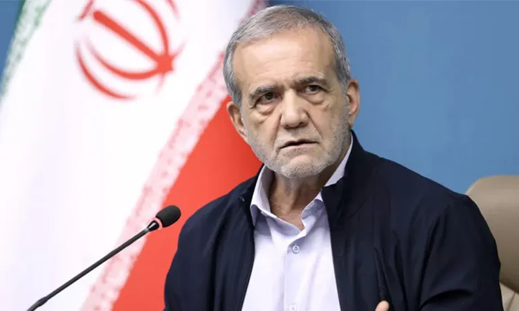 Iranian President Masoud Pajeshkian.