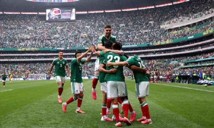Forty years after the World Cup was last in Mexico, El Tri welcomed the tournament back to the Estadio Azteca with a 2-0 win over South Africa.