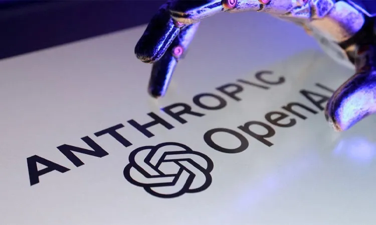 OpenAI and Anthropic illustration image collected.
