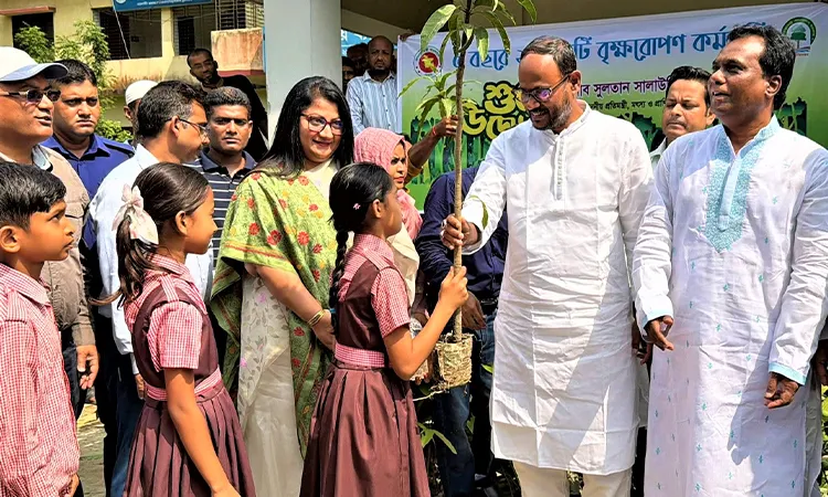 Tangail Tree Plantation Drive Inaugurated to Enhance Environmental Balance